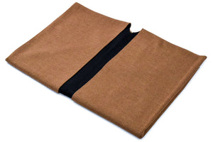 100% Alpaca Wool Ruana Wrap (Brown and Black)