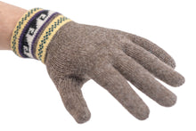Load image into Gallery viewer, 100% Alpaca Wool Gloves (Brown)