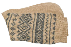 100% Alpaca Wool Casual Knit Socks (Desert Sand)